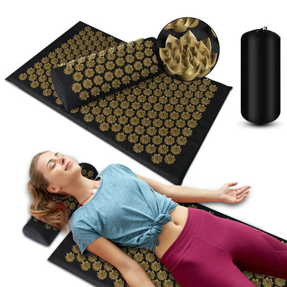 Nirva Mat Set - Acupressure Set for Home Therapy